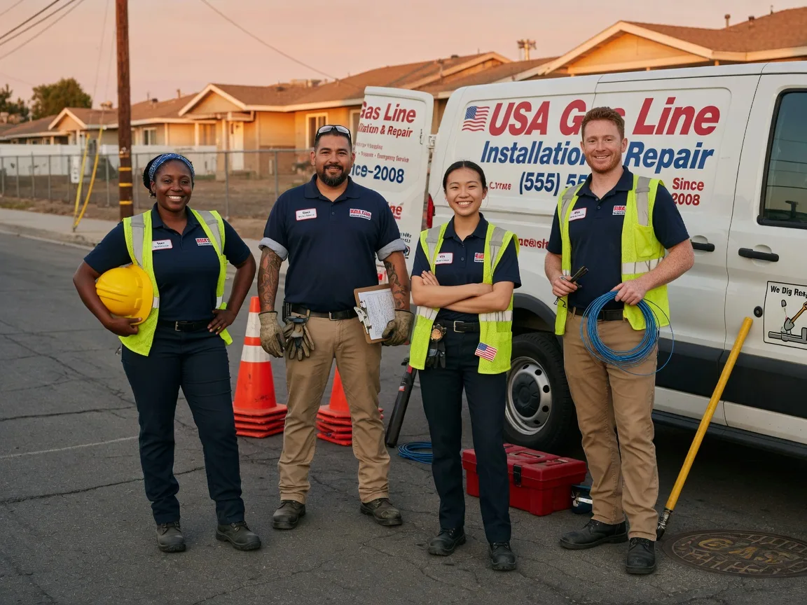 Gas Line Installation company in Hanscom Afb, MA